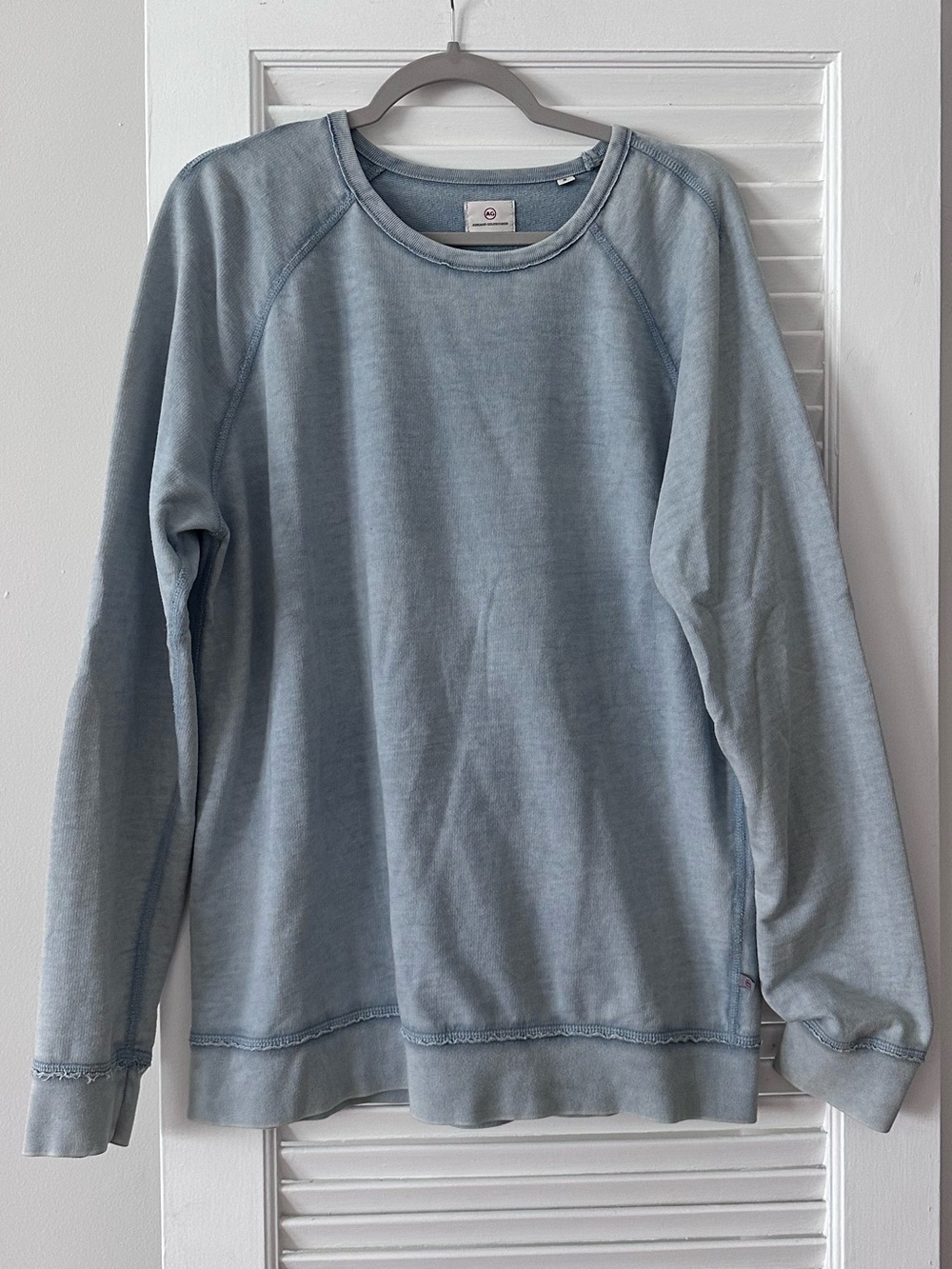 Ag Adriano Goldschmied Light Blue Crewneck Sweater